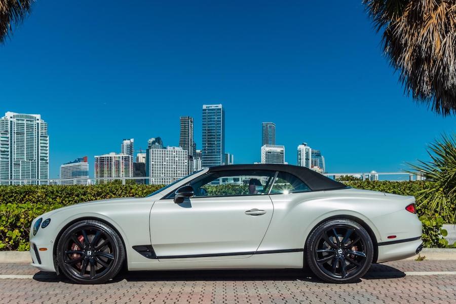 White Bentley Continental GTC Rental White Bentley Continental GTC Rental