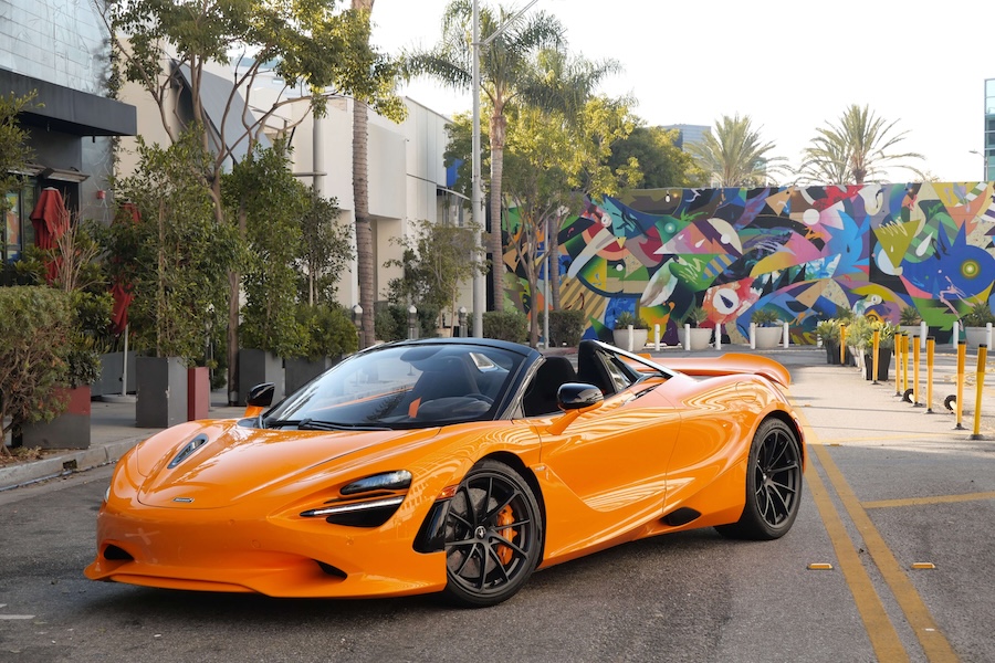Rent a McLaren 750S Spider 2024 Orange in Los Angeles Rent a McLaren 750S Spider 2024 Orange in Los Angeles
