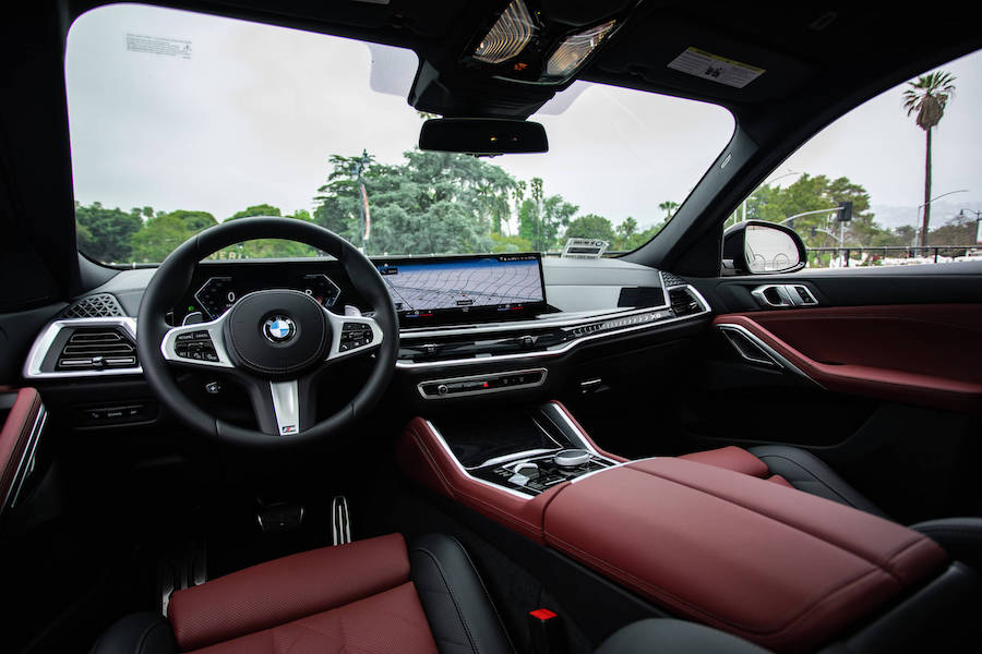 BMW X6 M40i 2024 Black Rental LA