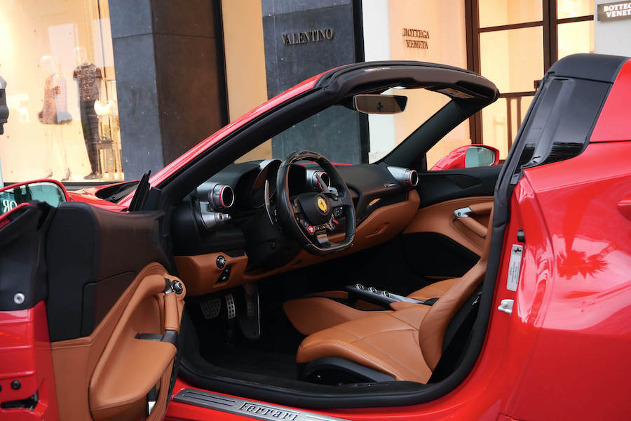 Luxury Ferrari F8 Spider Red