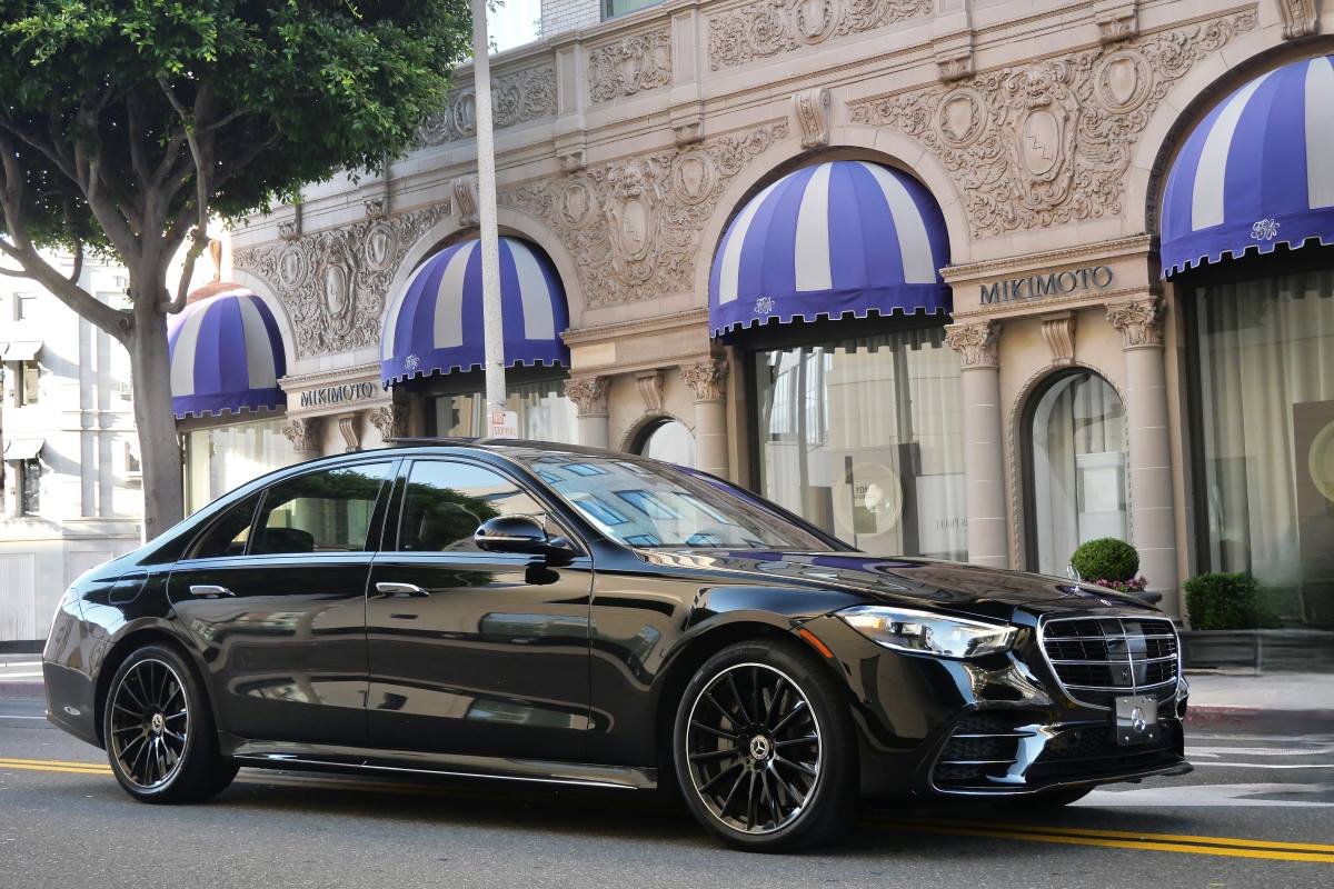 Mercedes Benz S500 rental in Los Angeles