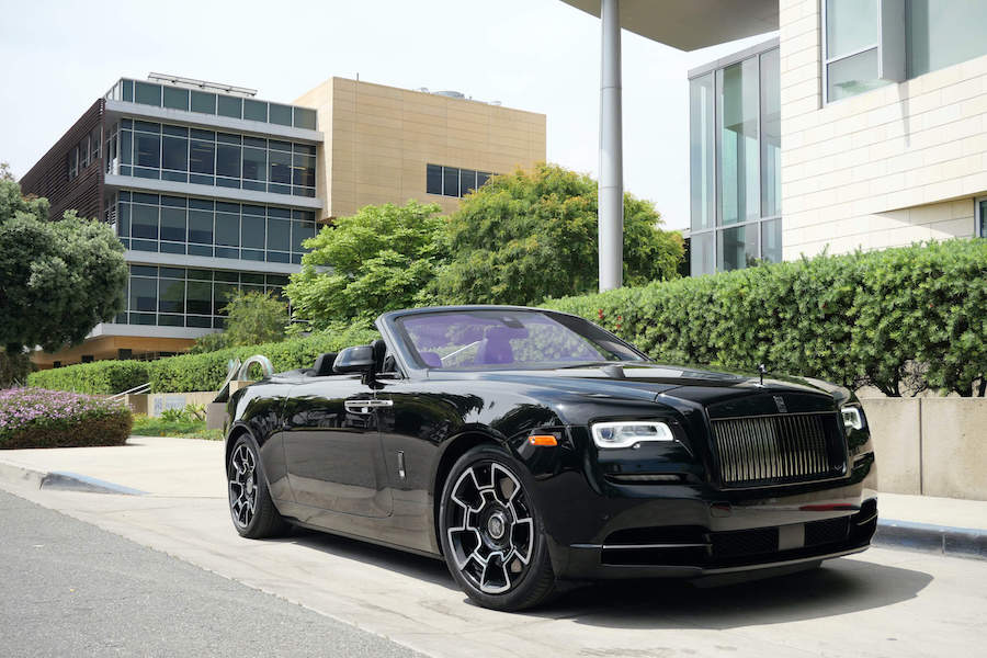 Rolls Royce Dawn Black Badge For Rental Los Angeles